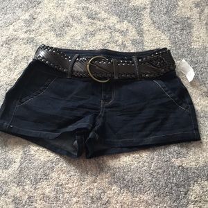 NWT blue jeans and brown belt